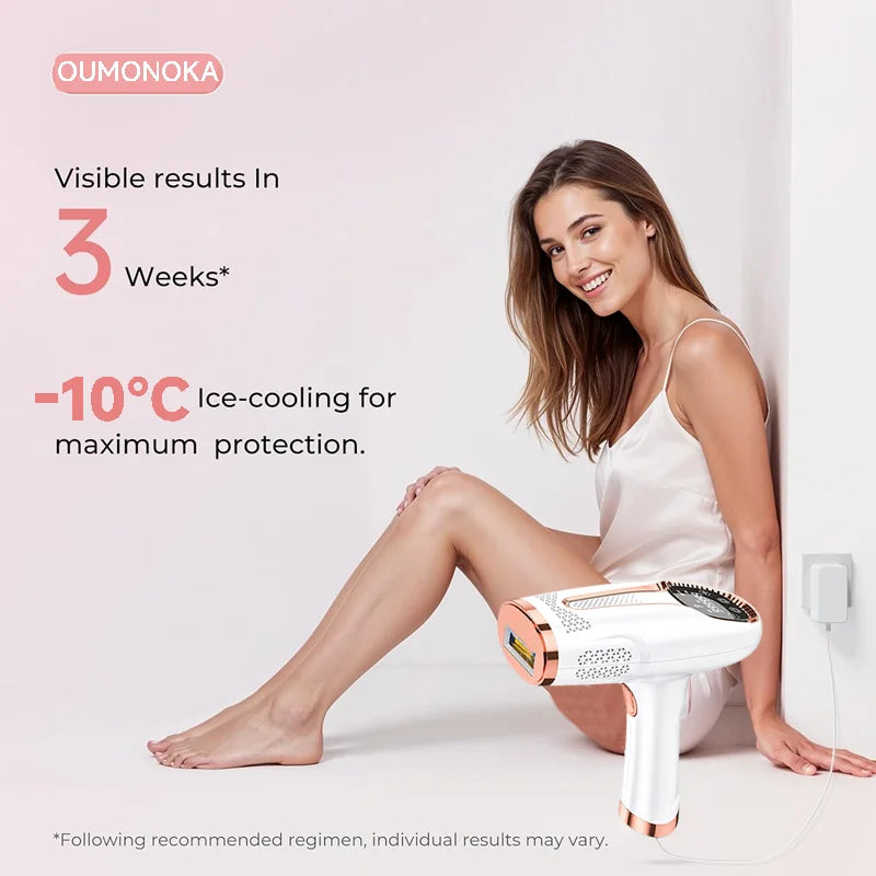 999999 Flashes 3-in-1 IPL Laser Epilator for Women Home Use Devices Electric Hair Removal Painless Machine Bikini Dropshipping