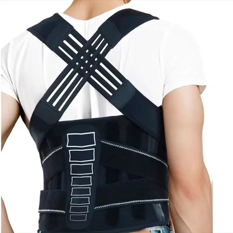 Posture Corrector for Men and Women, Adjustable Shoulder Posture Brace, Back Straightener Posture, Used for Middle Upper Spine