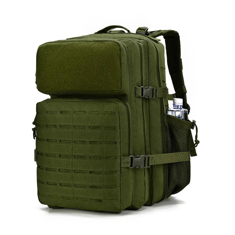 45L Men's Outdoor backpack Molle Backpack Hiking Backpack with bottle Stand Outdoor Hiking bag Fitness Backpack