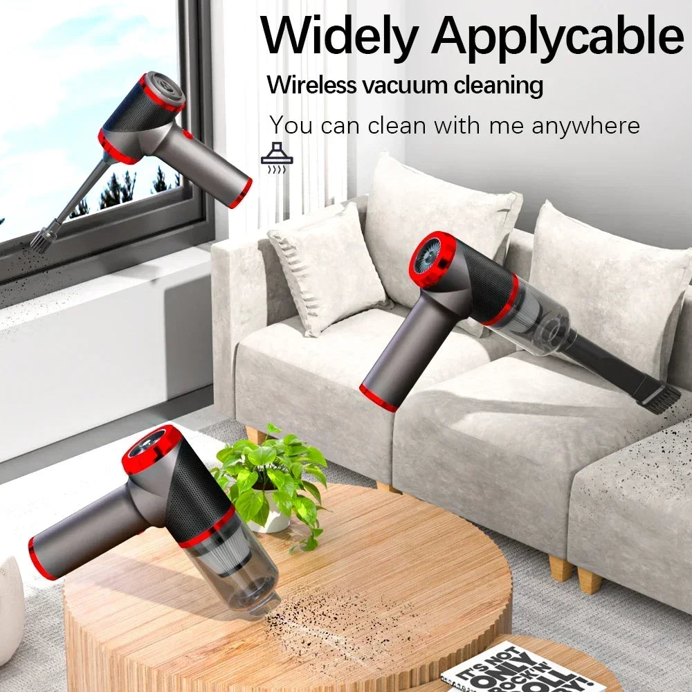 SZUK Mini Car Vacuum Cleaner Powerful Cleaning Machine Handheld Portable Wireless Cleaner Keyboard for Car Home Appliance