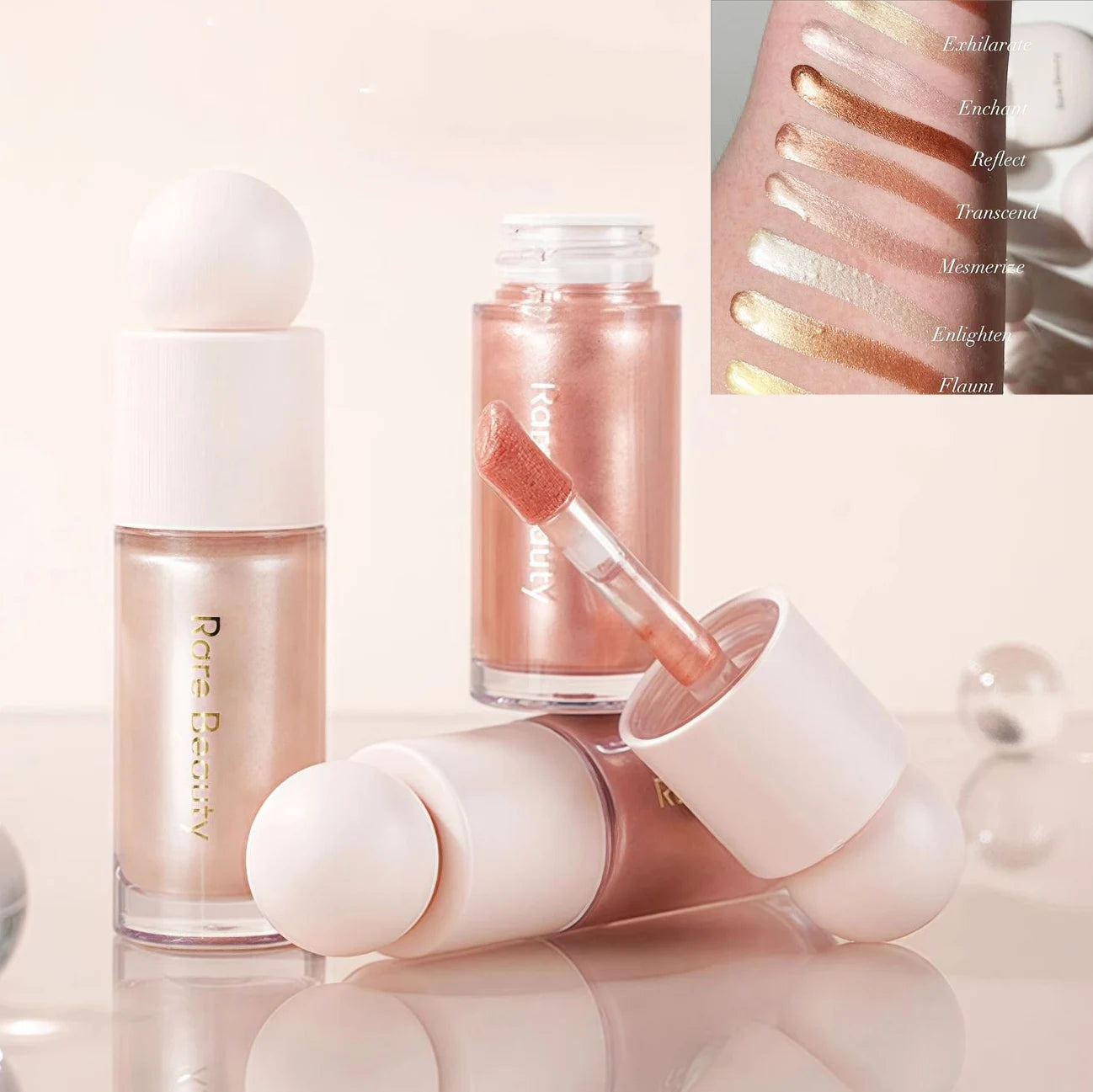 New Rare Beauty Hand Cream Repair Skin Blusher Hydrating Contour Highlight Concealer Smooth Lightweight Makeup Mirror Cosmetics