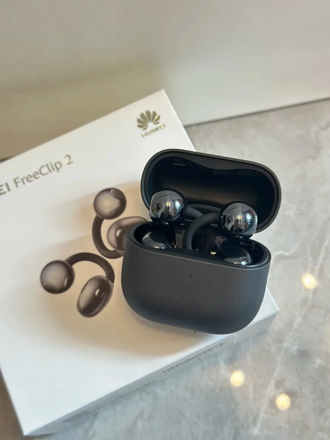 Global Version HUAWEI Freeclip 2 Bluetooth Wireless Headphones Airy C-bridge Design Earbuds Adaptive Open-ear Listening