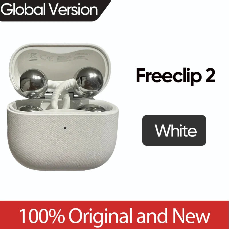 Global Version HUAWEI Freeclip 2 Bluetooth Wireless Headphones Airy C-bridge Design Earbuds Adaptive Open-ear Listening
